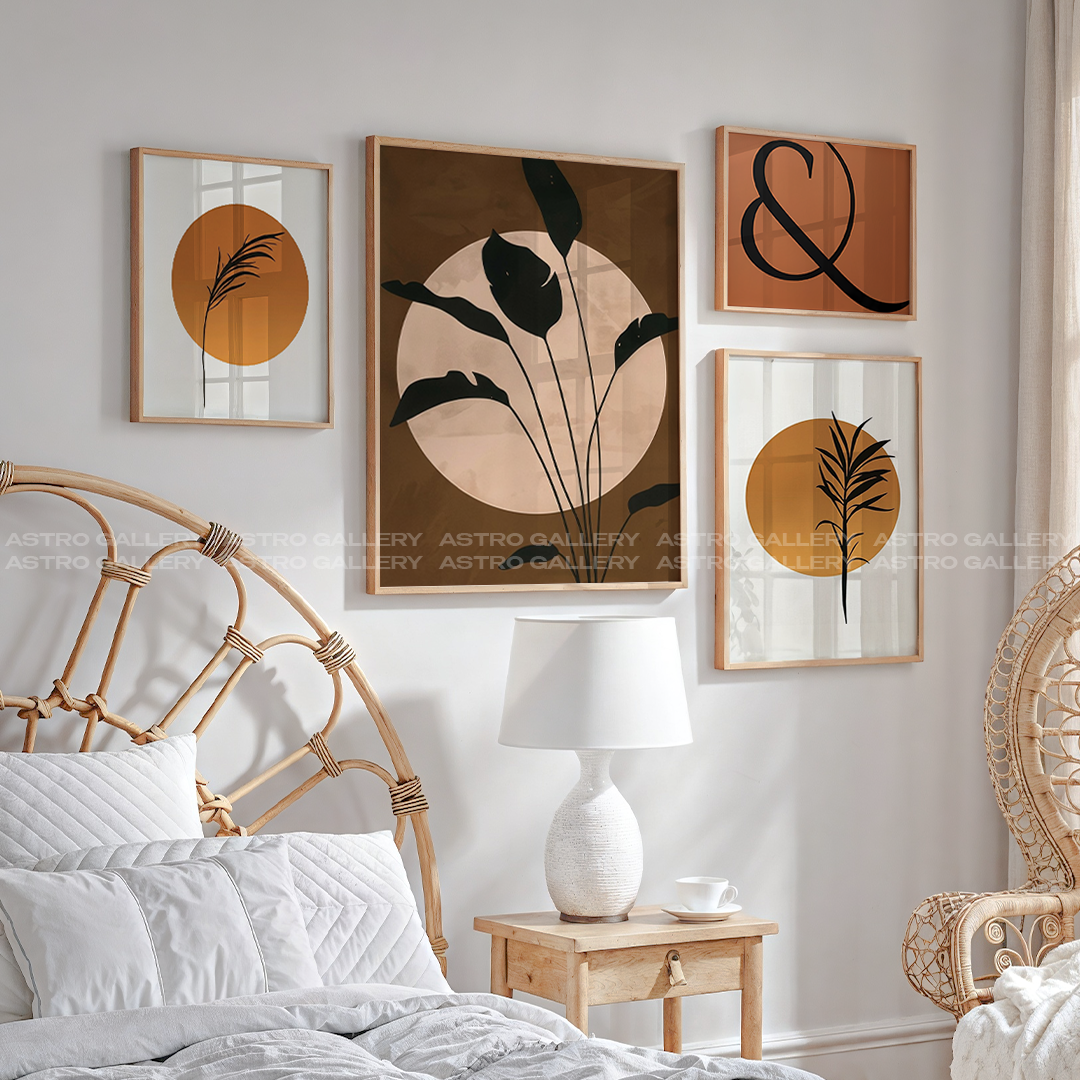 Minimal Leafs Gallery Wall