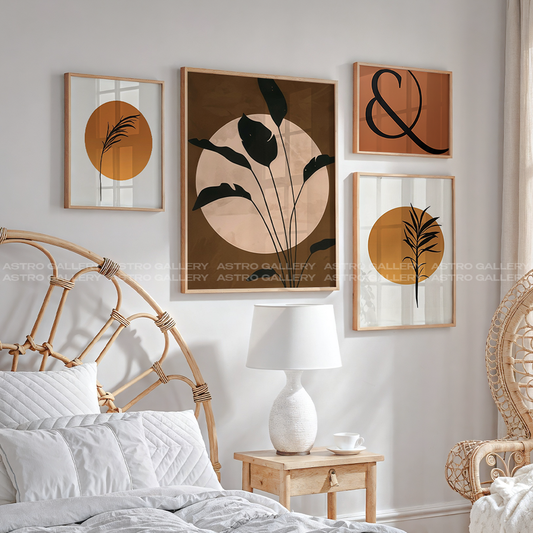 Minimal Leafs Gallery Wall