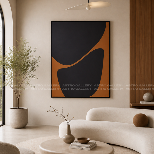 Rocks Pair Framed Canvas