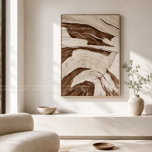 Wooden Nature Framed Canvas