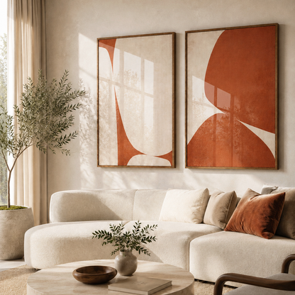 Dark Orange Set Of Two